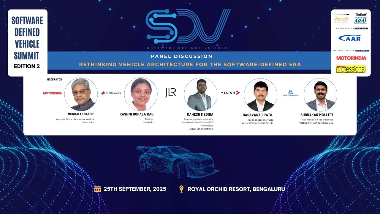 Panel - Rethinking Vehicle Architecture for the Software-Defined Era | SDV SUMMIT 2025
