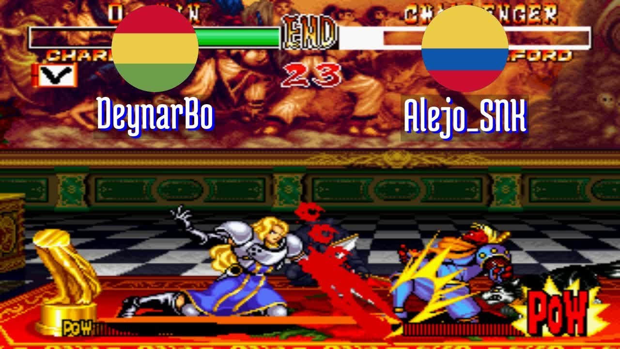FT3 @samsho2: DeynarBo (BO) vs Alejo_SNK (CO) [Samurai Shodown II Fightcade] Feb 2