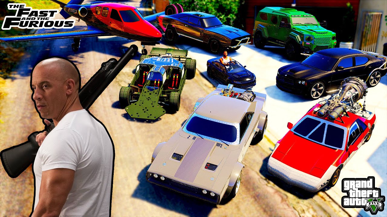 Franklin Steal Fast And Furious Rare Cars!