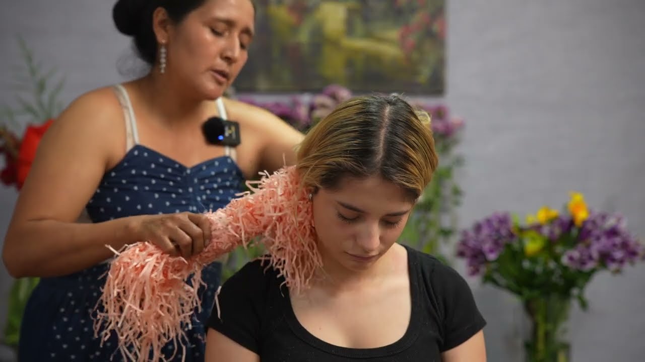 Masaje ASMR de Doña Esperanza con susurros y sonidos ASMR relajantes para dormir profundamente