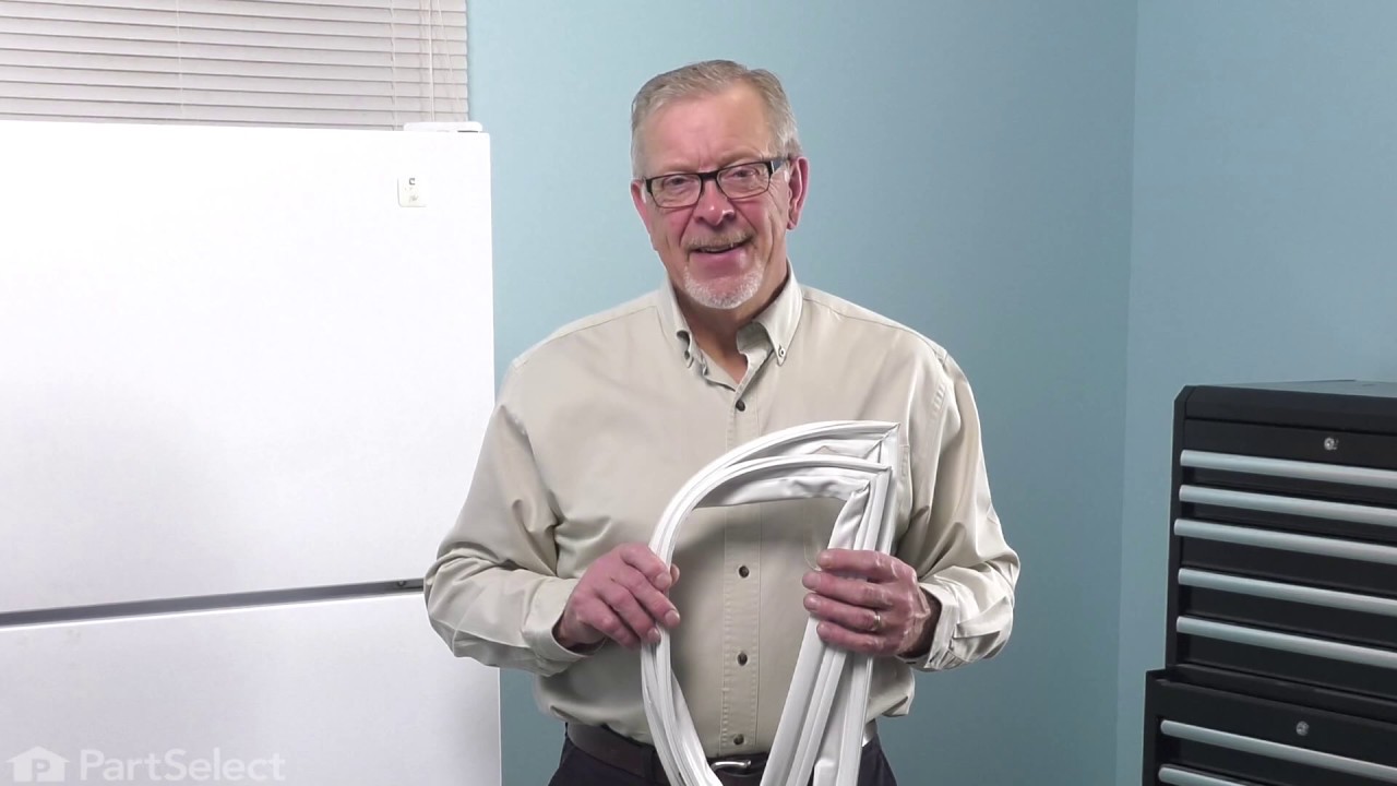 Whirlpool Refrigerator Repair - How to Replace the Freezer Door Gasket (Whirlpool # WP61004007)