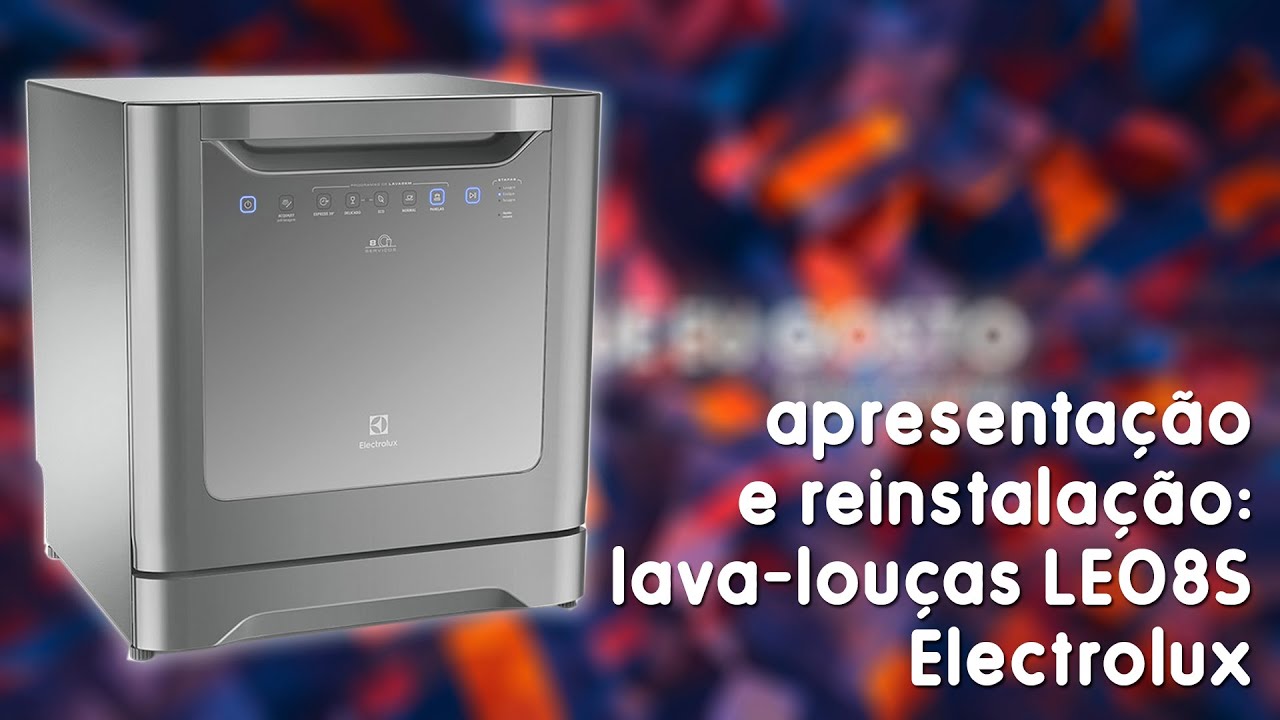 Como Instalar Lava Louças Electrolux LE08S - Apresentação e Instalação!