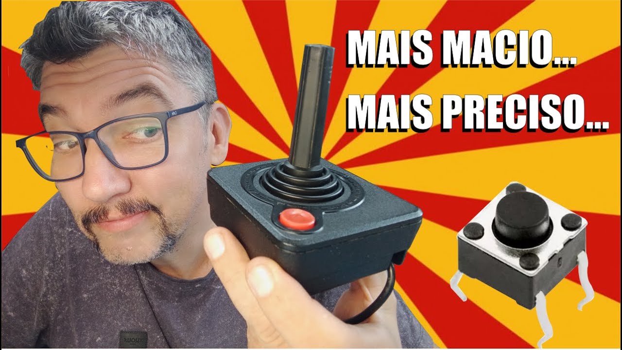 TUTORIAL MOD CHAVES TÁCTEIS PARA O CONTROLE DO ATARI 2600