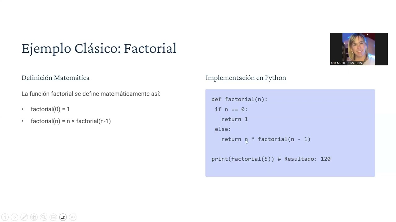 Recursividad en Python