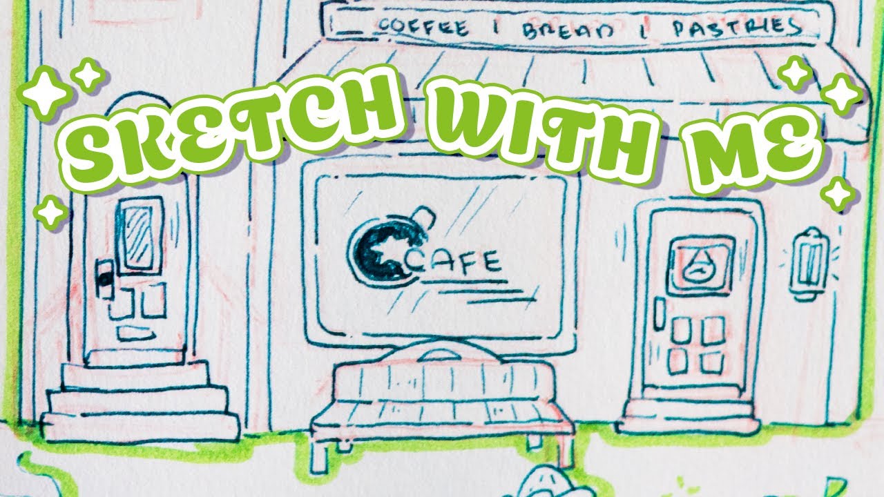 Sketch With Me | Star Cafe & Coppi-Kun