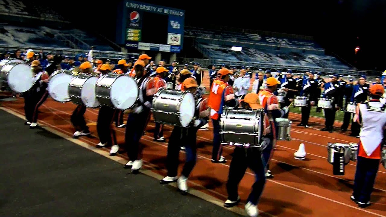 Part 2: University at Buffalo Drumline versus Morgan State Drumline 2012 - Bulls Home Opener
