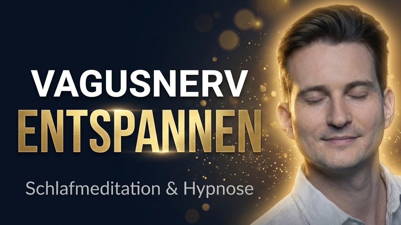 Vagusnerv aktivieren – Sofort tief entspannen & einschlafen | Schlafmeditation & Hypnose