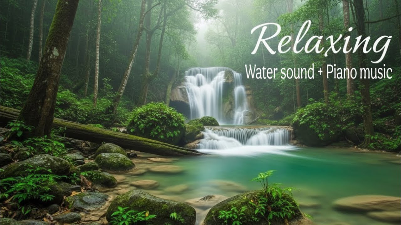 Relaxing Music with Waterfall Sounds | Stress Relief & Inner Peace