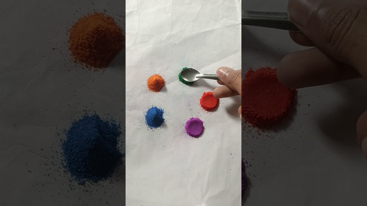 simple Rangoli, satisfying rangoli, Easy rangsatisfying #asmroli​, Tricks and tips,ASMR#rangol