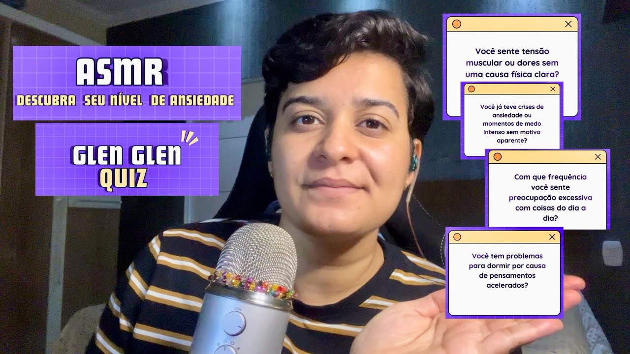 ASMR QUIZ | DESCUBRA SEU NÍVEL DE ANSIEDADE