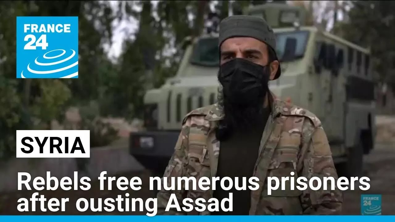 Syrian HTS rebels free numerous prisoners as they take over the capital and oust Assad • FRANCE 24