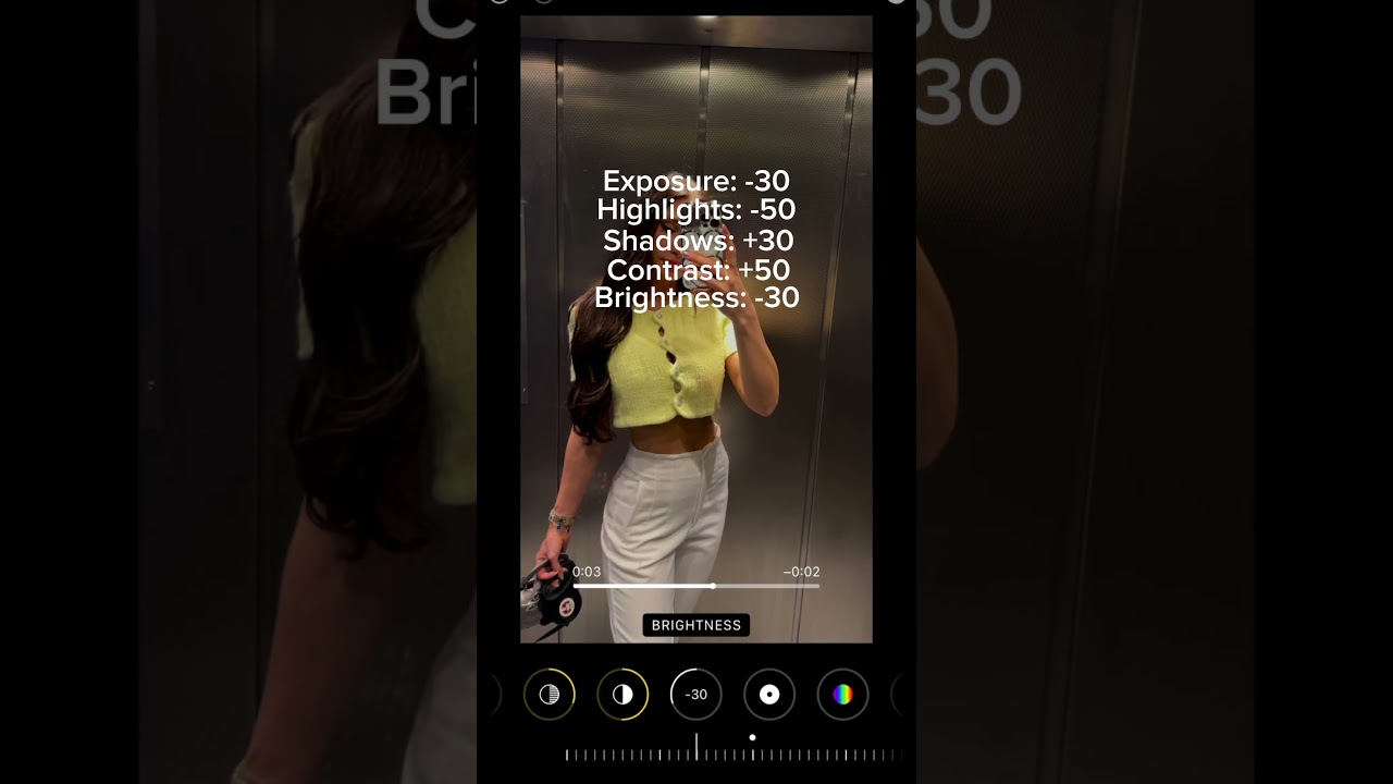 Easy iPhone editing hack to get the perfect dark aesthetic pictures and videos on your phone. Save📲