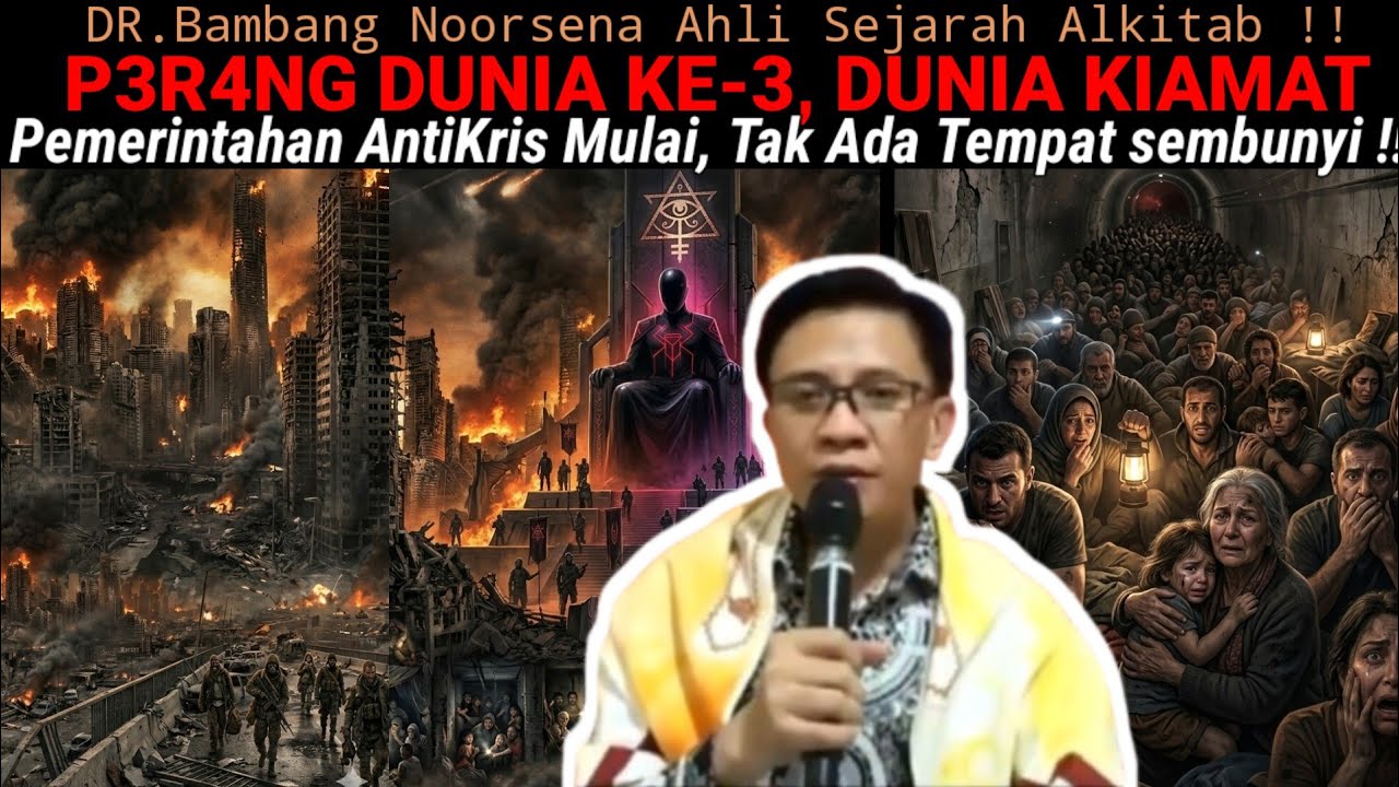 GEMPAR😭😭! P3R4NG DUNIA KE-3, DUNIA KIAMAT! Pemerintahan AntiKristus Dimulai, Tak Ada Tempat sembunyi