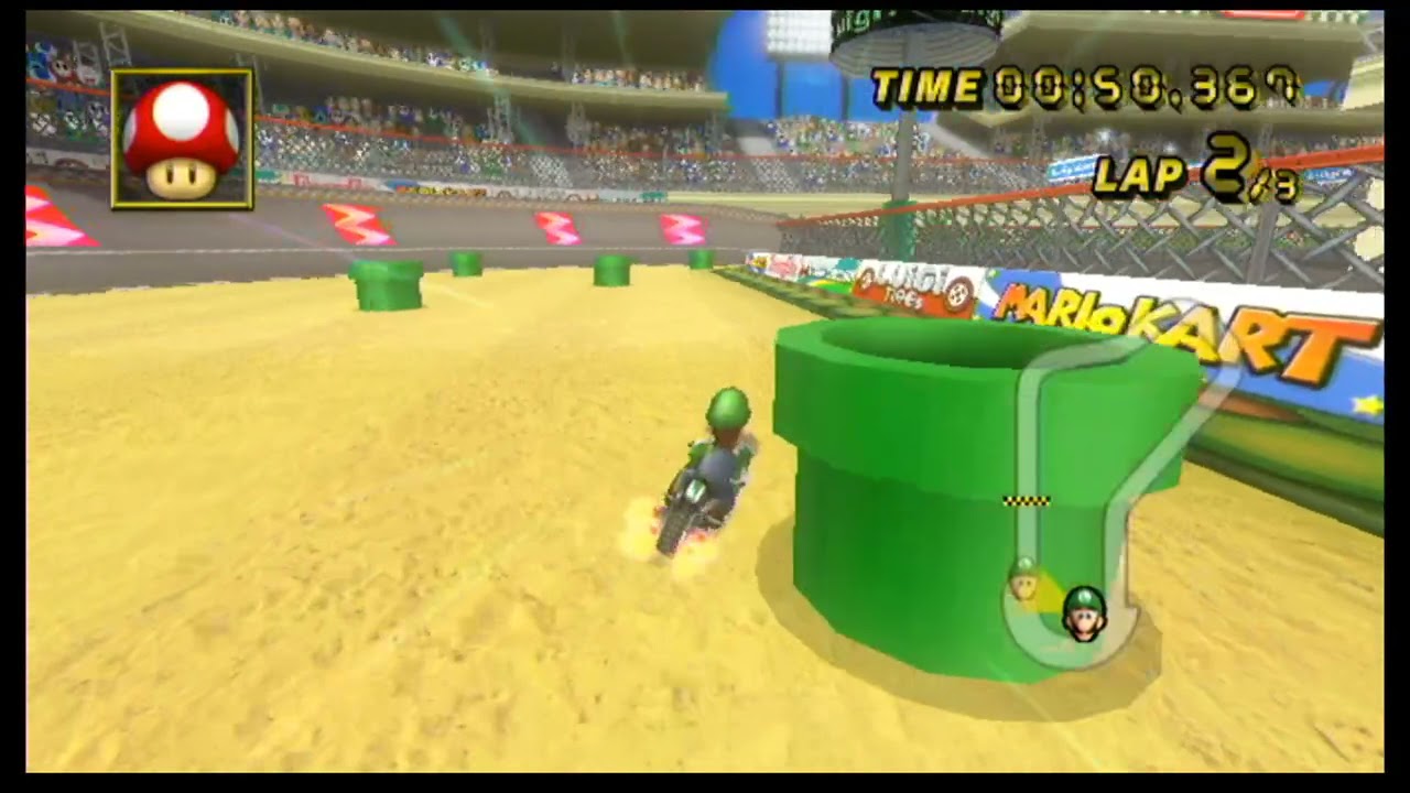 【マリオカートWii #15】同条件でスタッフゴーストに挑む#8(2021/12/13)