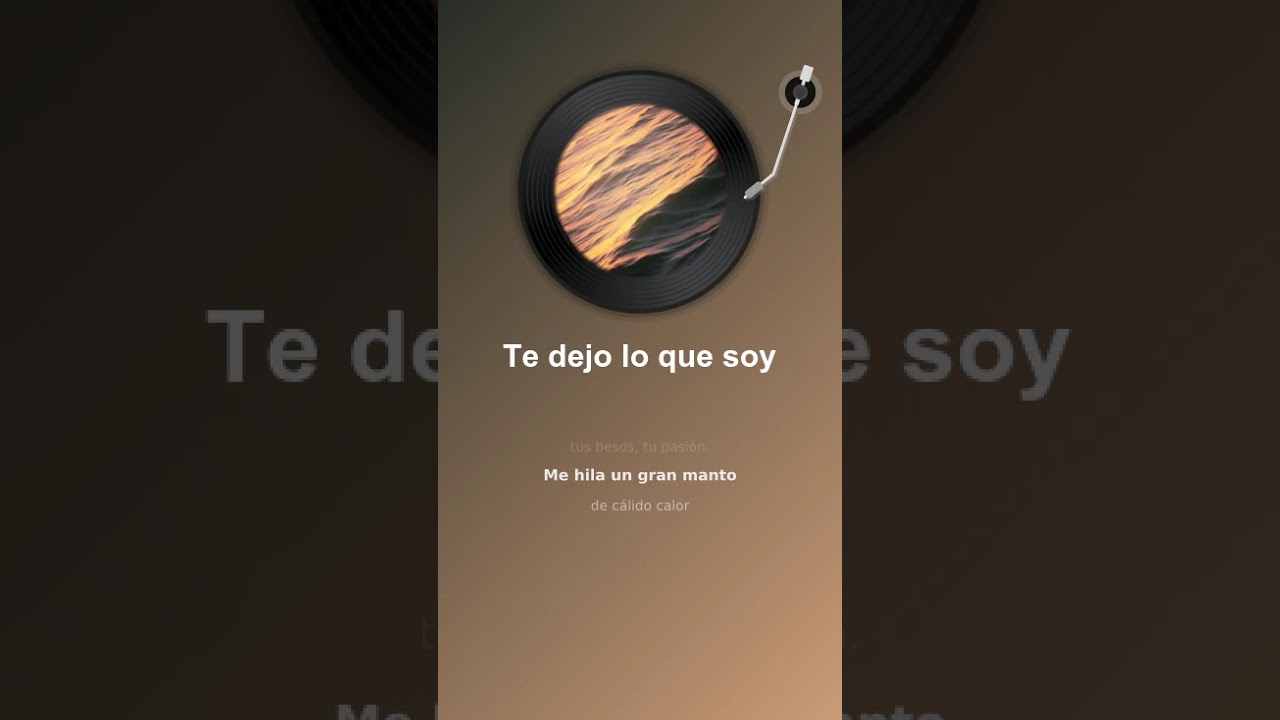 Te dejo lo que soy