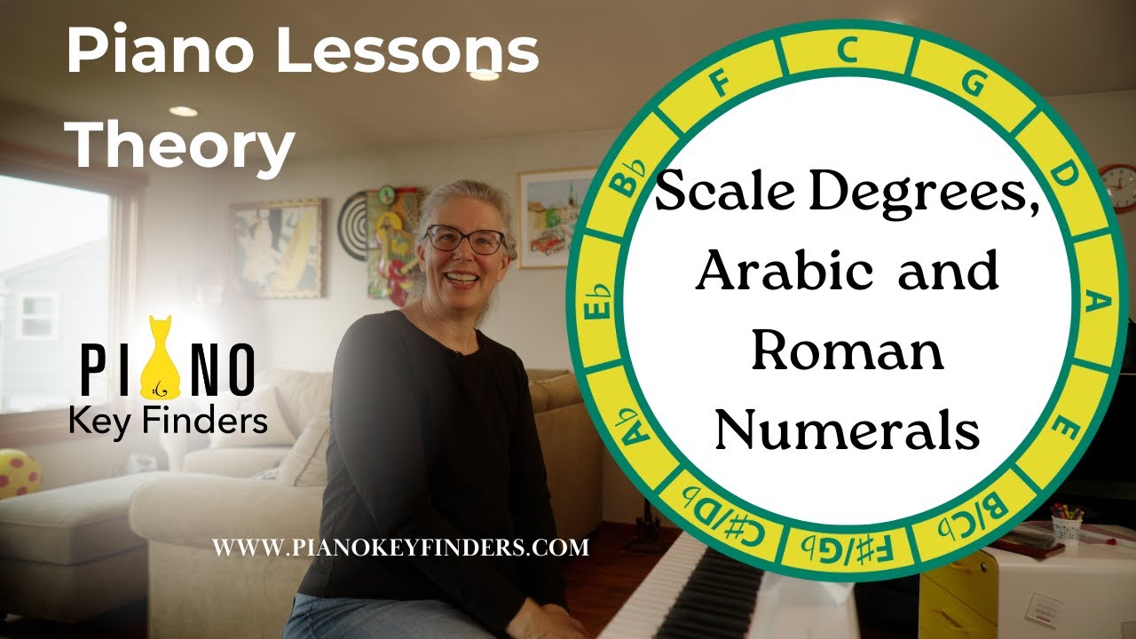 Piano Scale Degrees and the difference in using Arabic vs. Roman numerals.