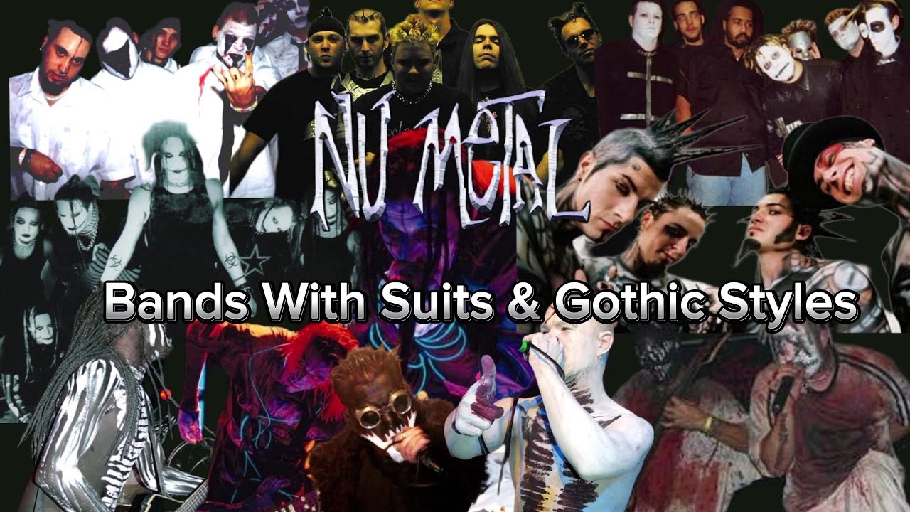 TOP Nu Metal  Bands With Suits And MakeUp | Gothic