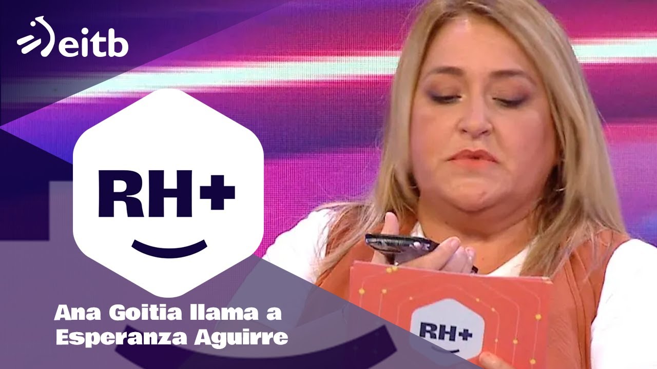 RH+: Ana Goitia llama a Esperanza Aguirre en '¿Quién quiere aparcar por el botxo?'