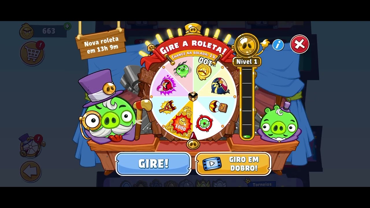 13 minutos de Angry Birds Friends