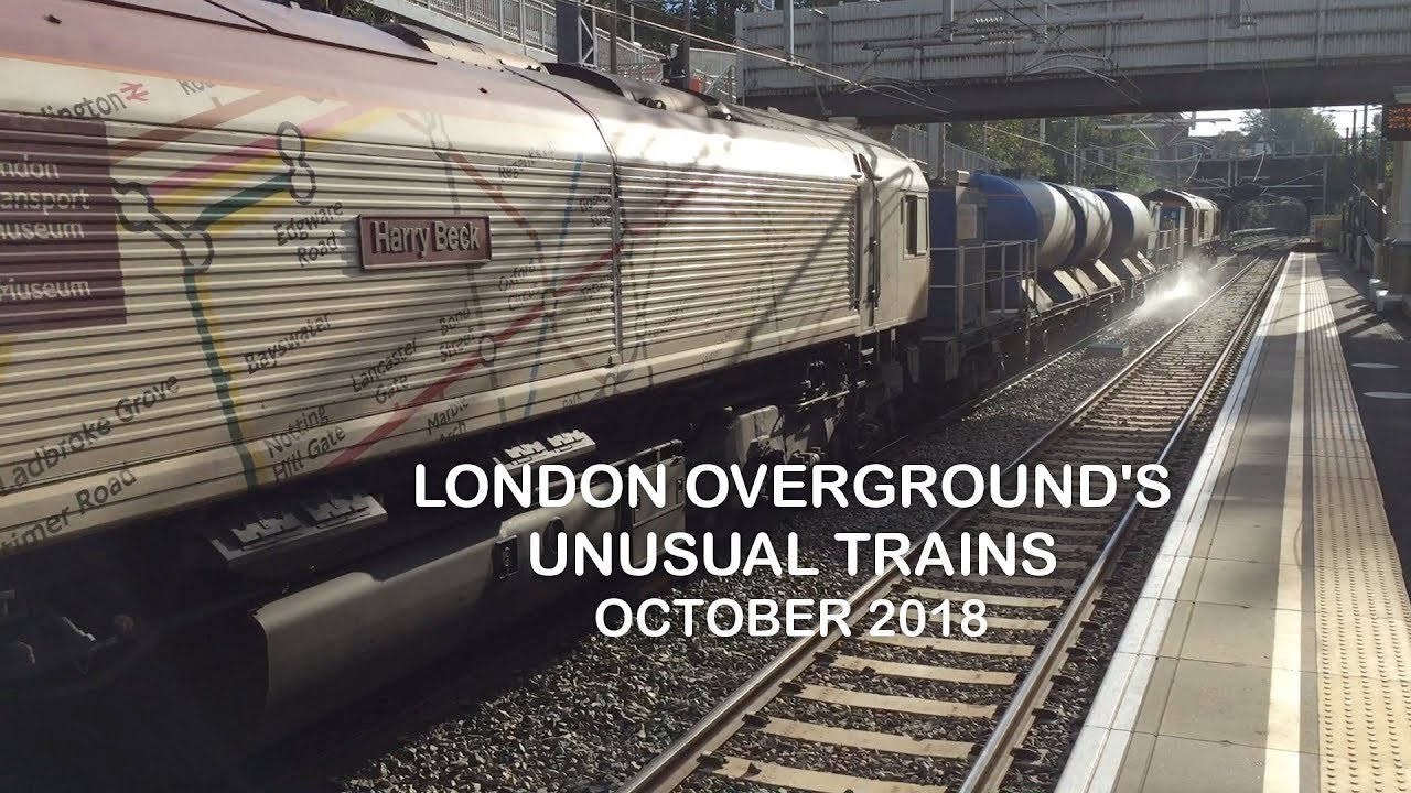 London Overground's Unusual Trains - October 2018