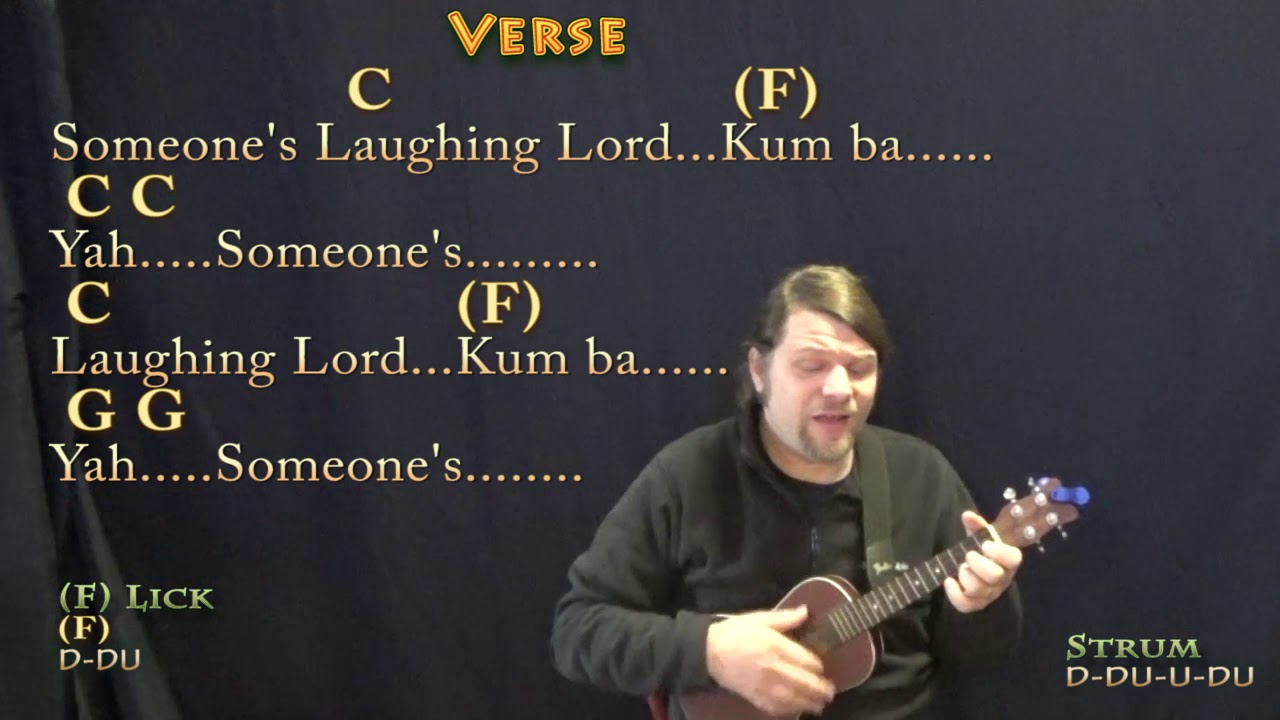 Kumbaya (Gospel) Ukulele Cover Lesson in C with Chords/Lyrics