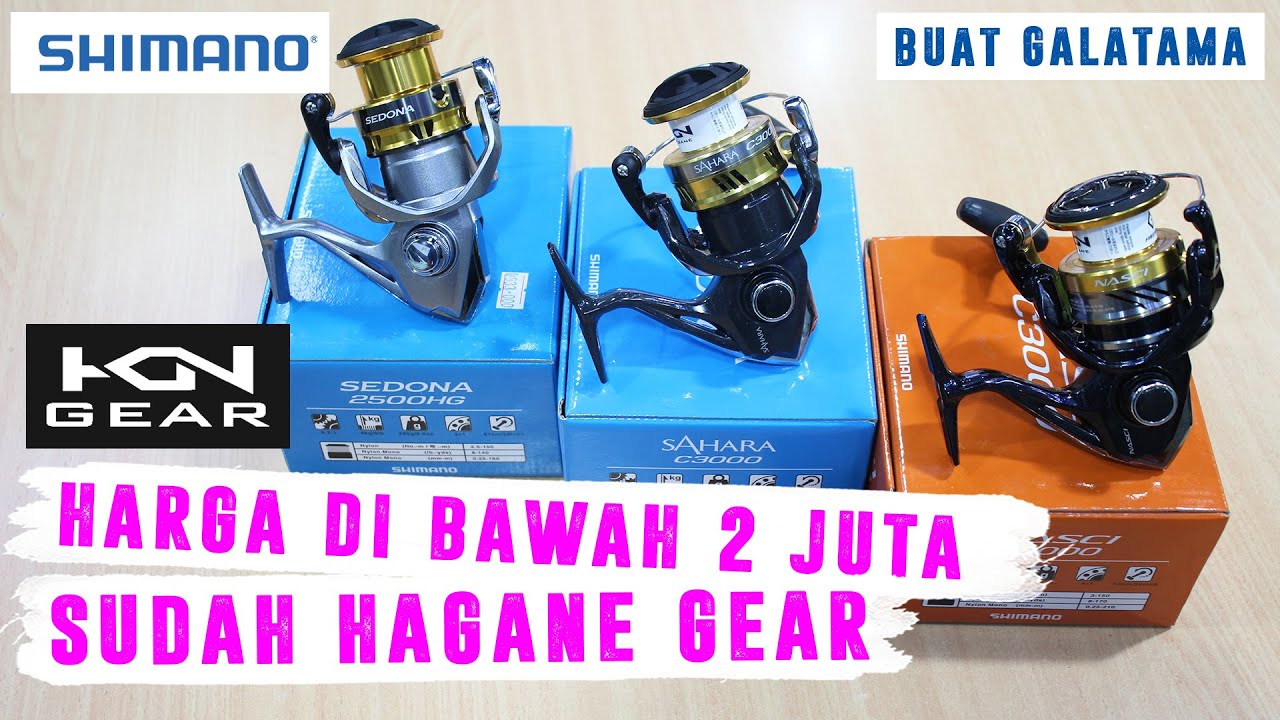 Reel Galatama Shimano 2 Jutaan Dengan Hagane Gear versi IFT Anglers