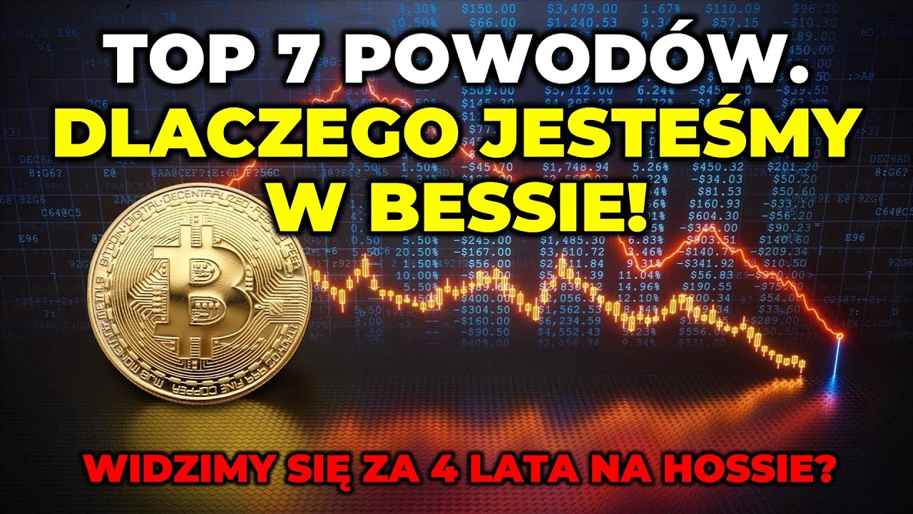 [TOP 7] Powod&oacute;w dlaczego BAŃKA KRYPTO PĘKŁA?! Bessa rozpoczęta...