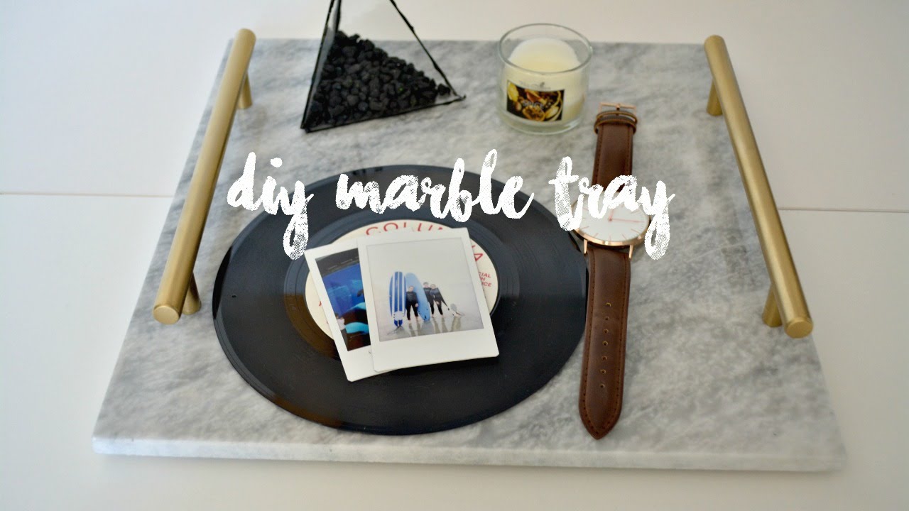 DIY MARBLE TRAY