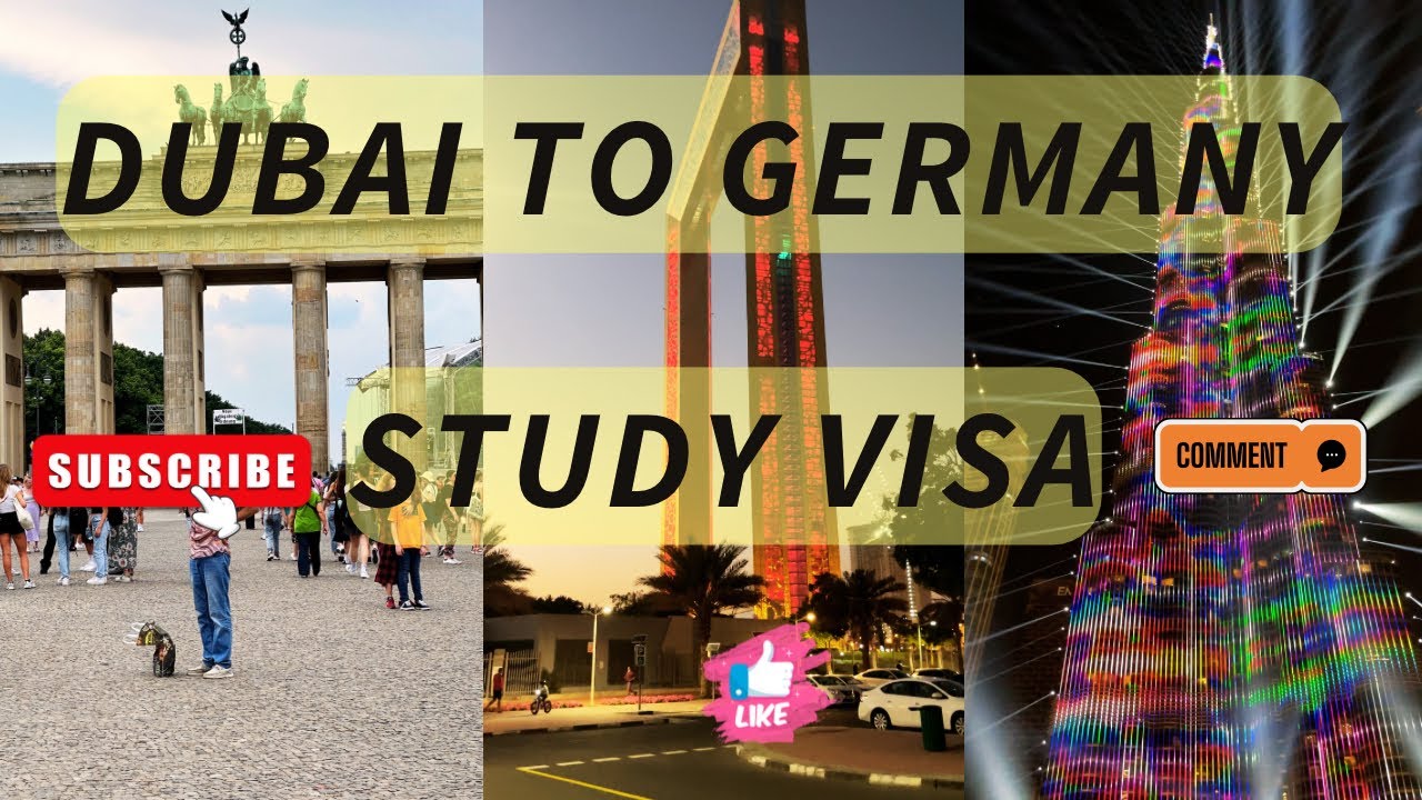 How to Get Germany Study Visa | India to Dubai to Germany