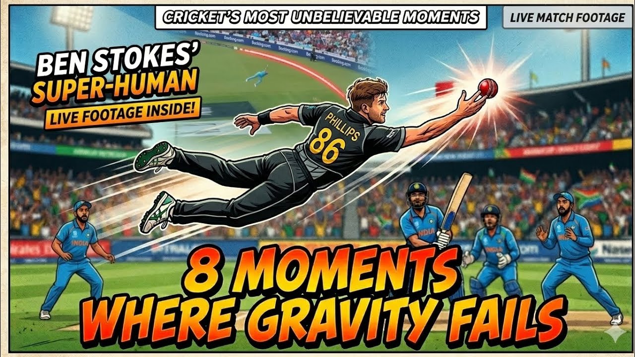 ​8 Times Cricket Players Forgot Gravity Existed! 😱/kapil dev special catch #cricket 