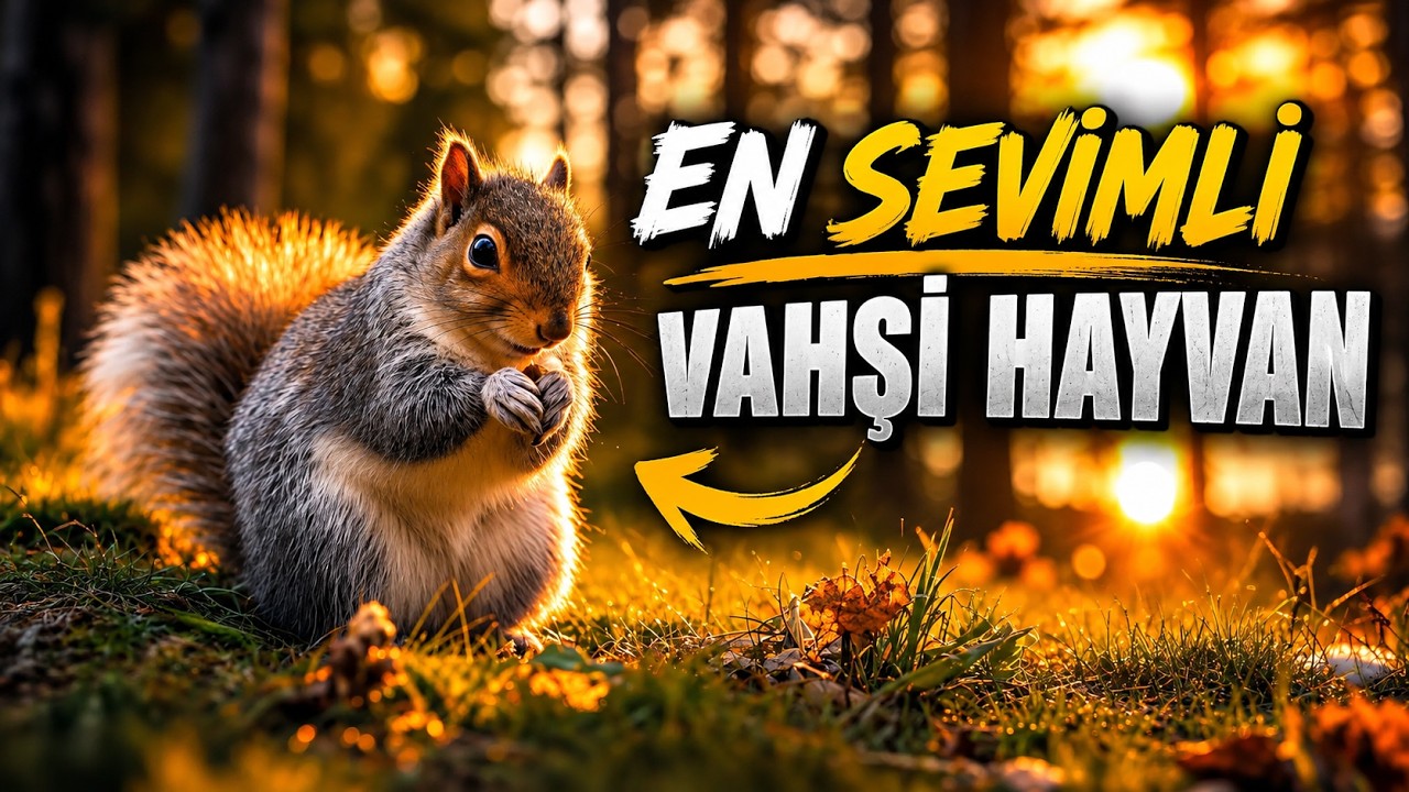 En Sevimli Vahşi Hayvan Sincap - Sincaplar - Belgesel - Doğa - Orman - Hayvan - Vahşi Yaşam
