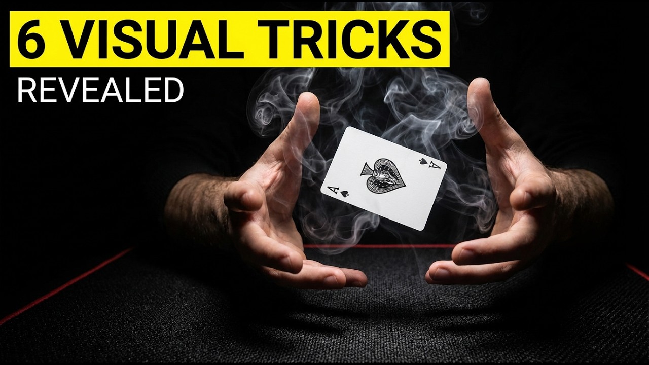 6 Visual Magic Tricks Anyone Can Do | Revealed