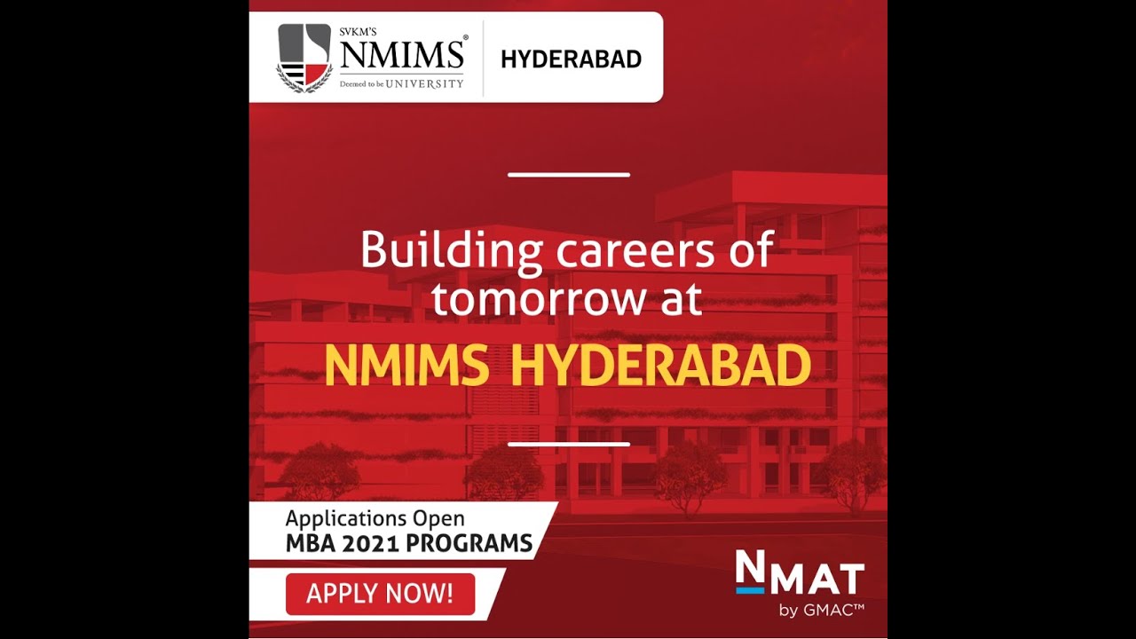 Watch Fatma Ahmad pursuing PGDM from NMIMS Hyderabad, talk about the infrastructure at NMIMS