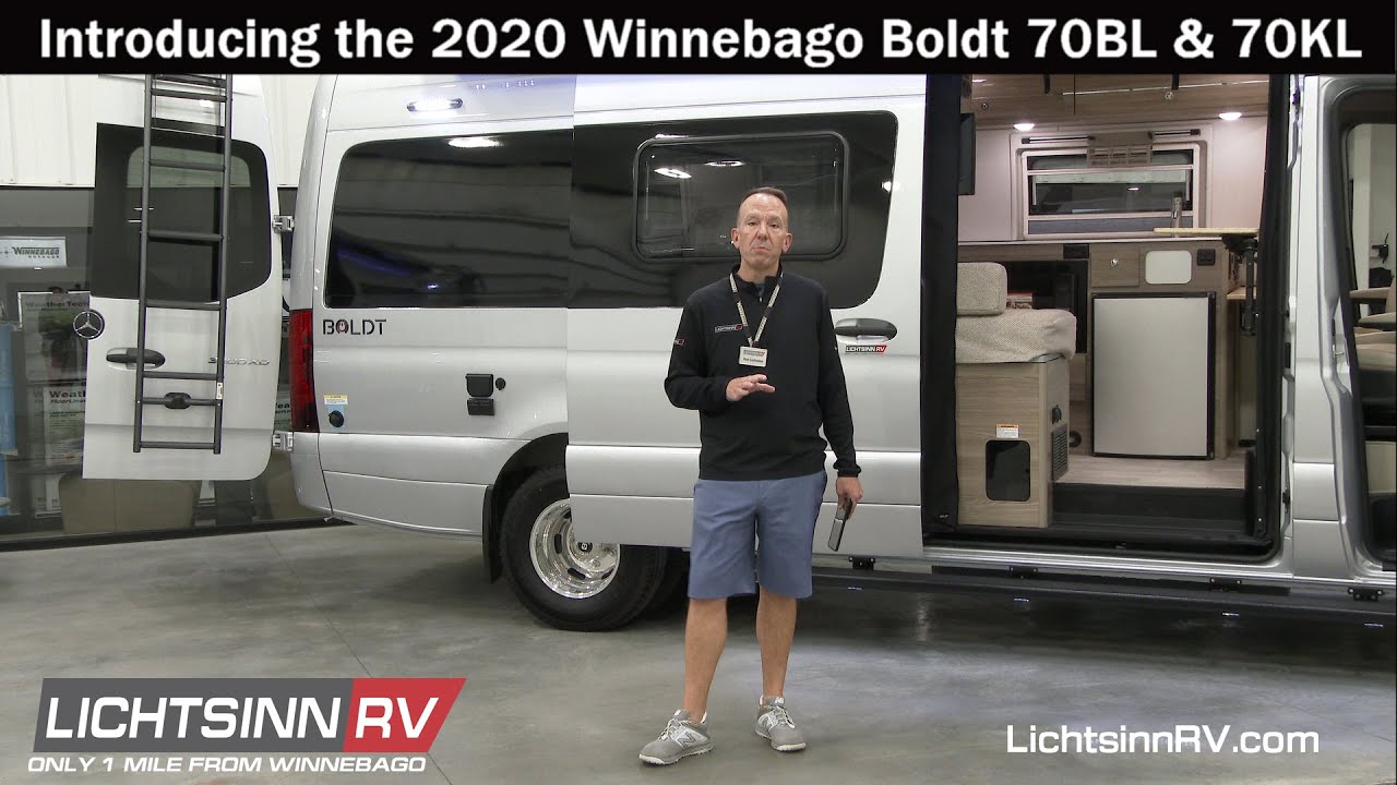 LichtsinnRV.com - The 2020 Winnebago Boldt 70BL & 70KL - A Live Webcast Reproduction