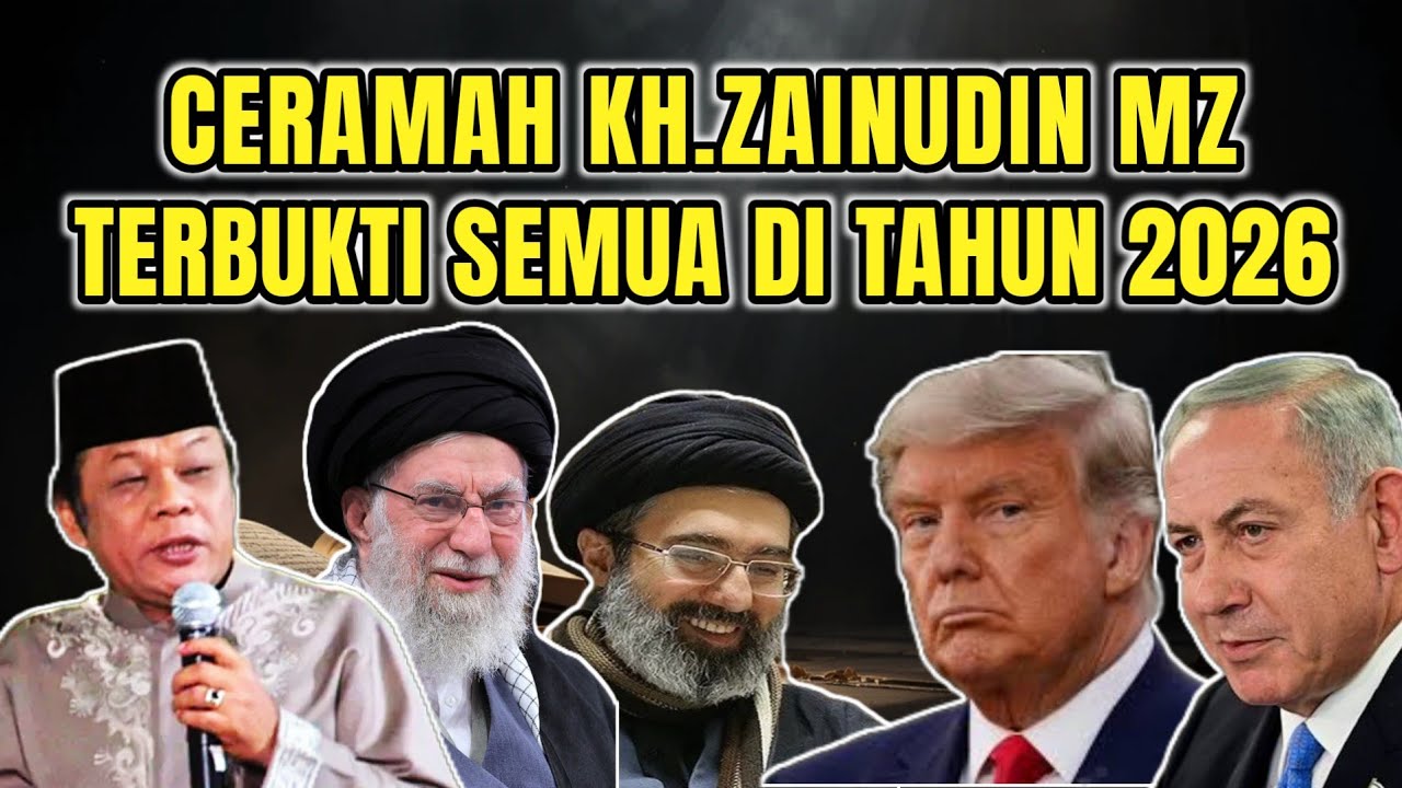 TERBUKTI! CERAMAH KH ZAINUDDIN MZ SOAL PERANG IRAN VS ISRAEL JADI PERINGATAN UNTUK UMAT