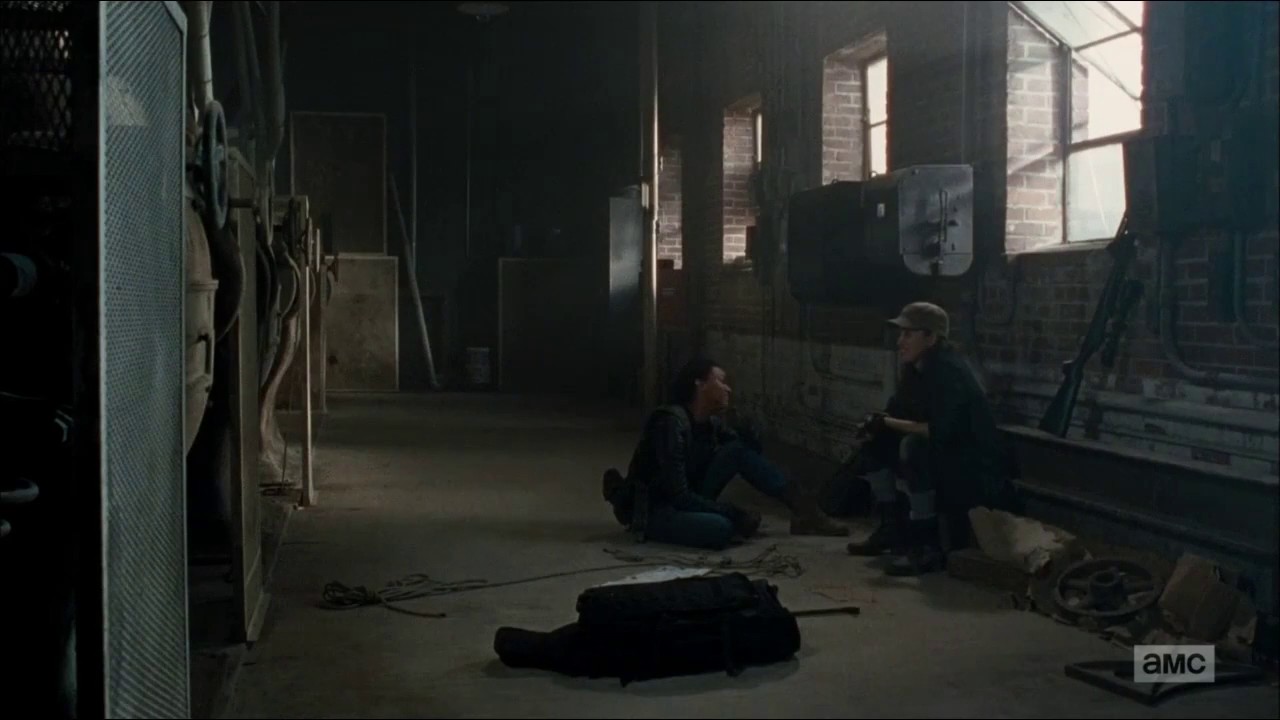 The Walking Dead 7x14 Sasha & Rosita Talk About Abraham