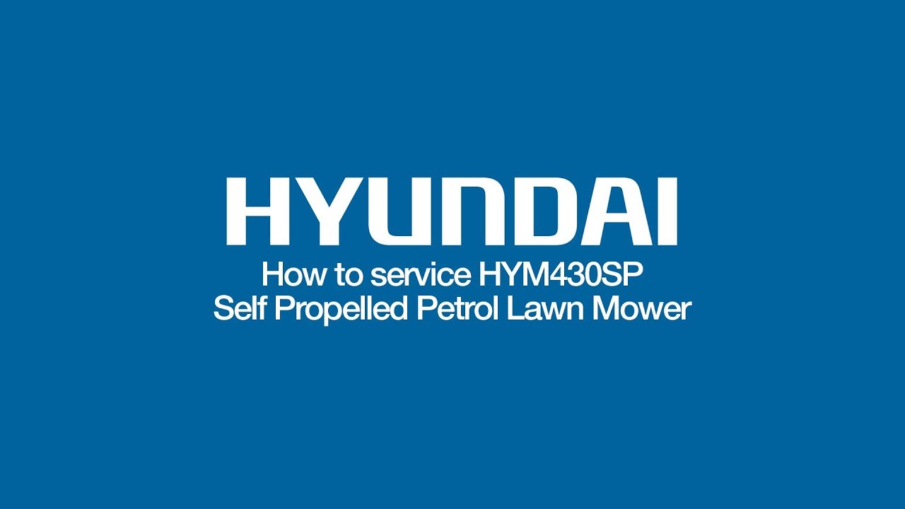 How to Service HYM430SP Self Propelled Petrol Lawn Mower