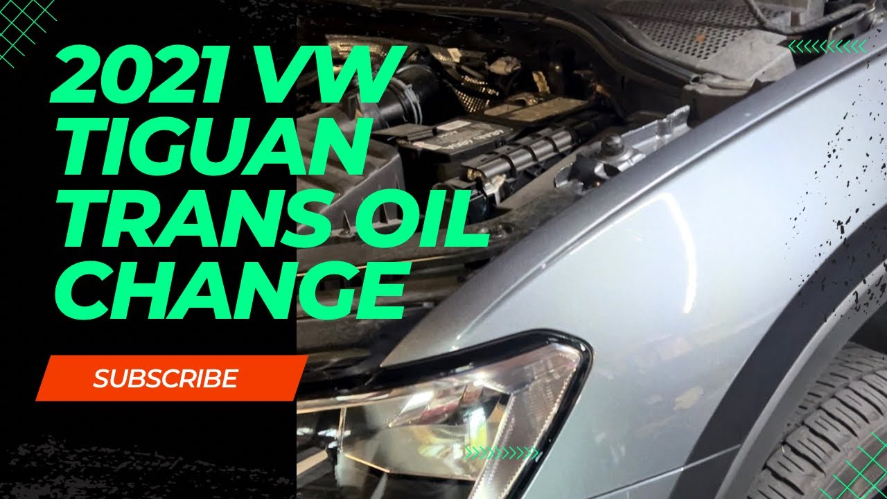 How to change the transmission oil on a 2021 Tiguan MQB.