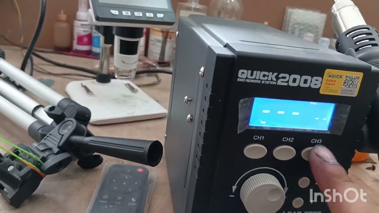 Quick 2008 Smd Rework Station Review | #TechTrick #Youtubevideo #repairing