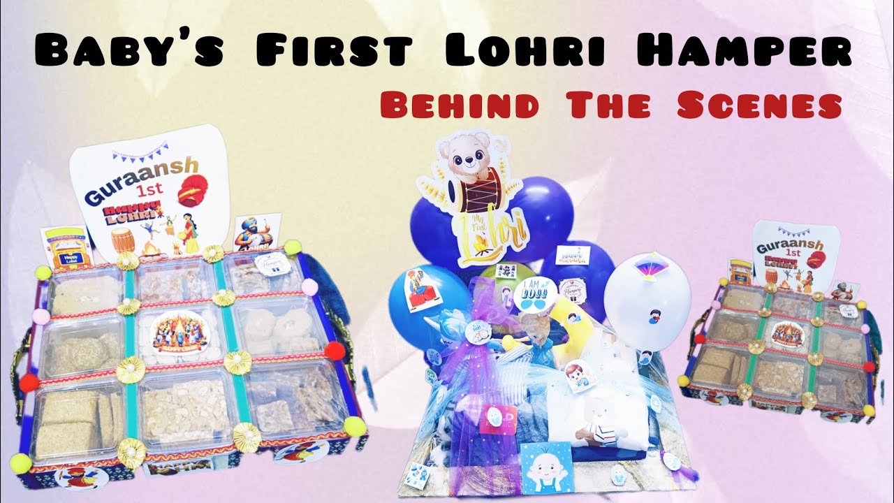 Baby’s 1st Lohri Hamper | Late Night Packing Behind the Scenes, So Much Hard Work|Sharma’s family