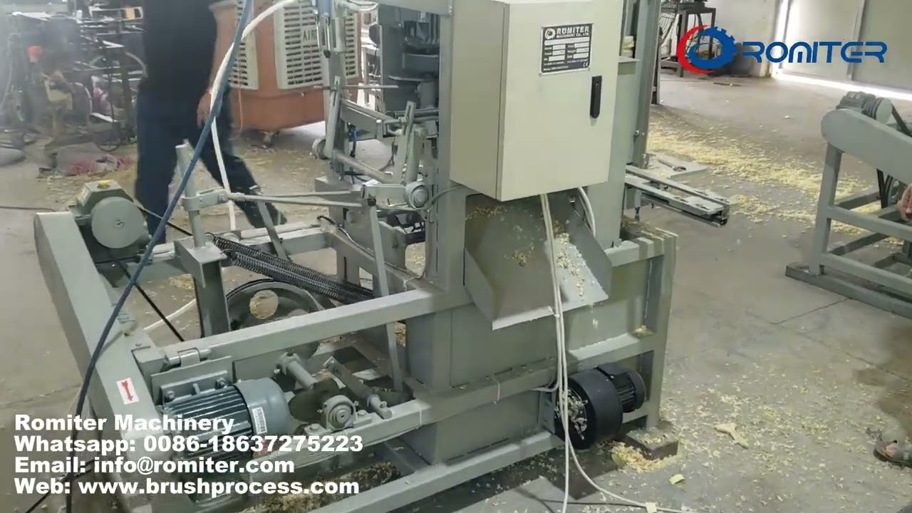 Reciprocate Type Paint Brush Wooden Handle Making Machine