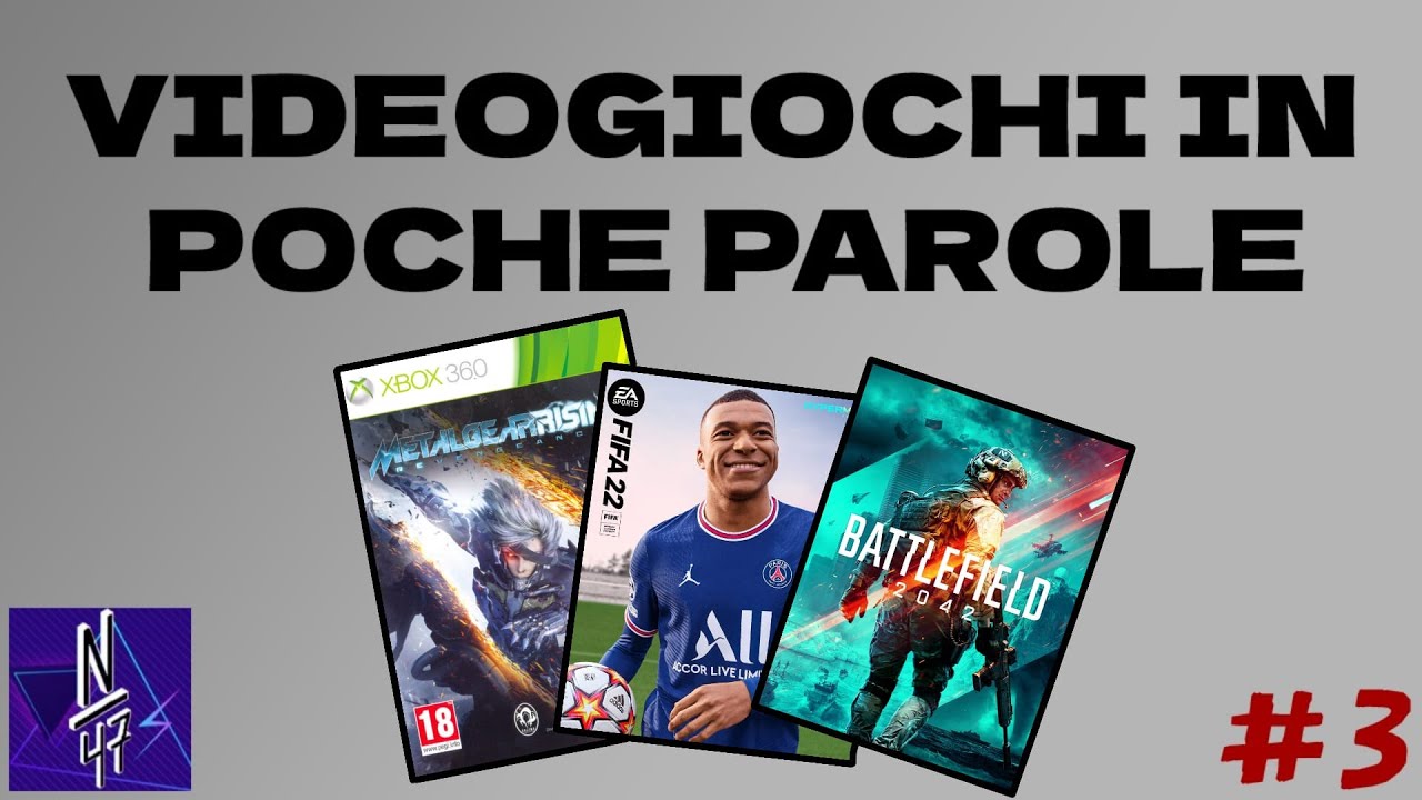 VIDEOGIOCHI IN POCHE PAROLE #3