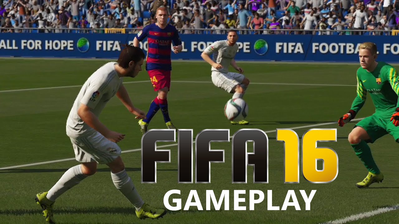 Fifa 16 Gameplay - REAL MADRID vs BARCELONA