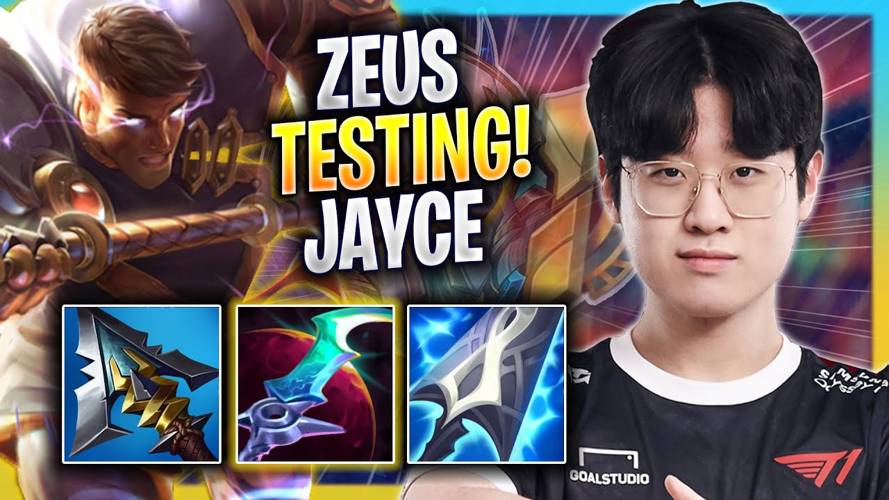 ZEUS TESTING JAYCE IN KR SOLOQ! - T1 Zeus Plays Jayce TOP vs Yone! | Bootcamp 2023
