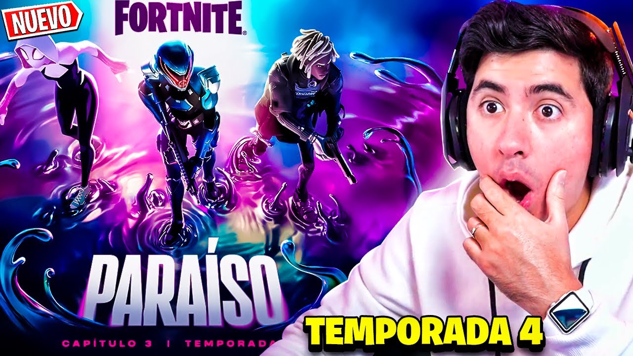 MI REACCIÓN a TEMPORADA 4: PARAÍSO / TODO LO QUE TRAE el PASE DE BATALLA - JorgeIsaac115
