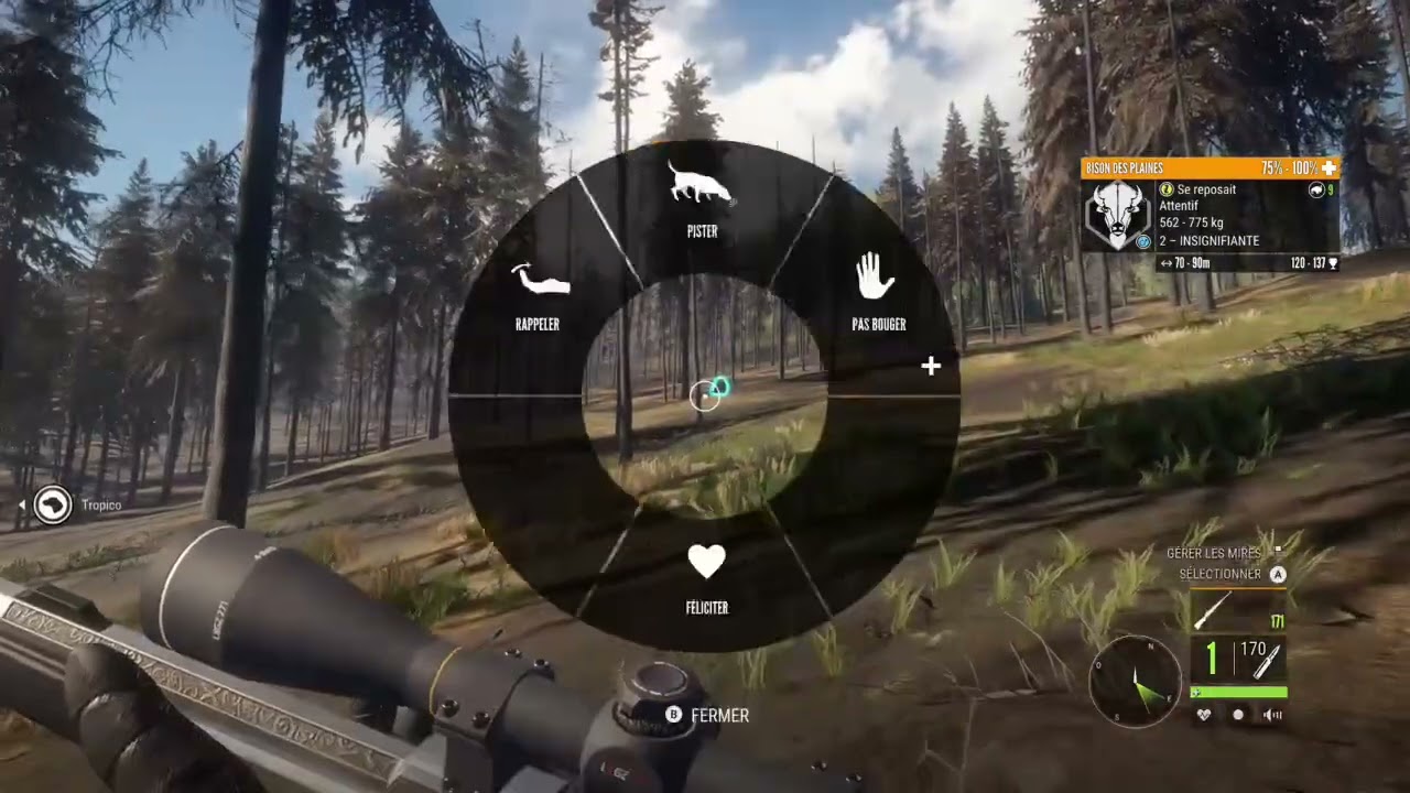 Tire de quelle que bisons des plaine ! ( Un m’attaque)