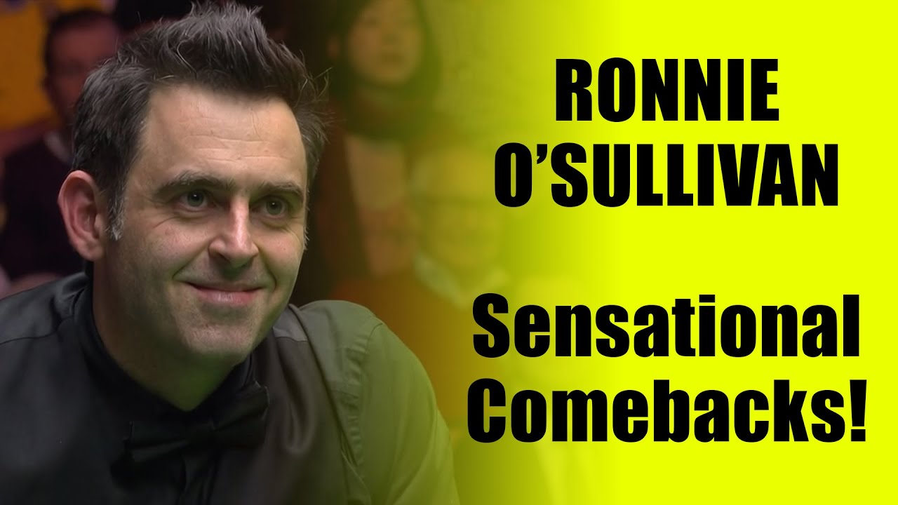 Ronnnie O'Sullivan's NEW Sensational Comebacks!