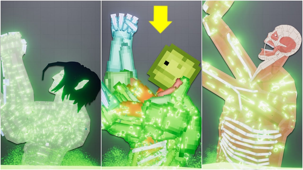 Attack on Titan but They Falls into The Ultimate Acid Sea