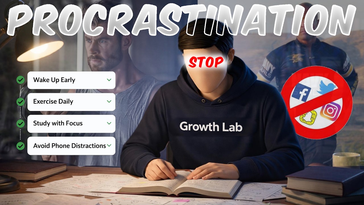 Why You Can't Stop Procrastinating (And How To Fix It) 🔥 | Growth Lab