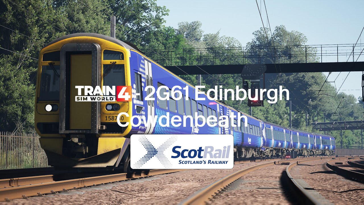 Train Sim World 4 - ScotRail Class 158 - Fife Circle Line | 2G61 Edinburgh to Cowdenbeath